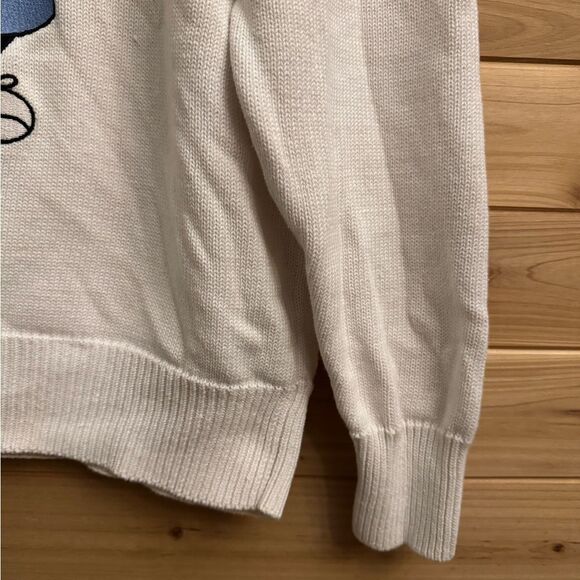 Vintage La Mode Size Medium Walt Disney Minnie Golf Appliqué Knit Cotton Sweater - Picture 5 of 12